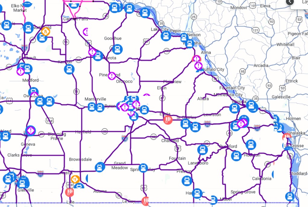 MnDOT District 6 tweet media