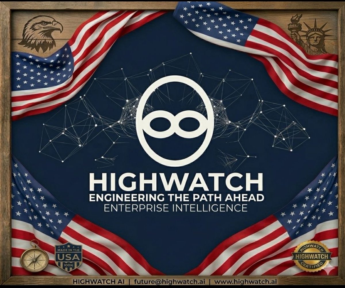 heyythisiscan's tweet photo. Engineering the path ahead.

Highwatch AI is building the enterprise intelligence layer for modern organizations.

#EnterpriseAI #BuiltInAmerica 🇺🇸 #AI https://t.co/lPdSShdBAz