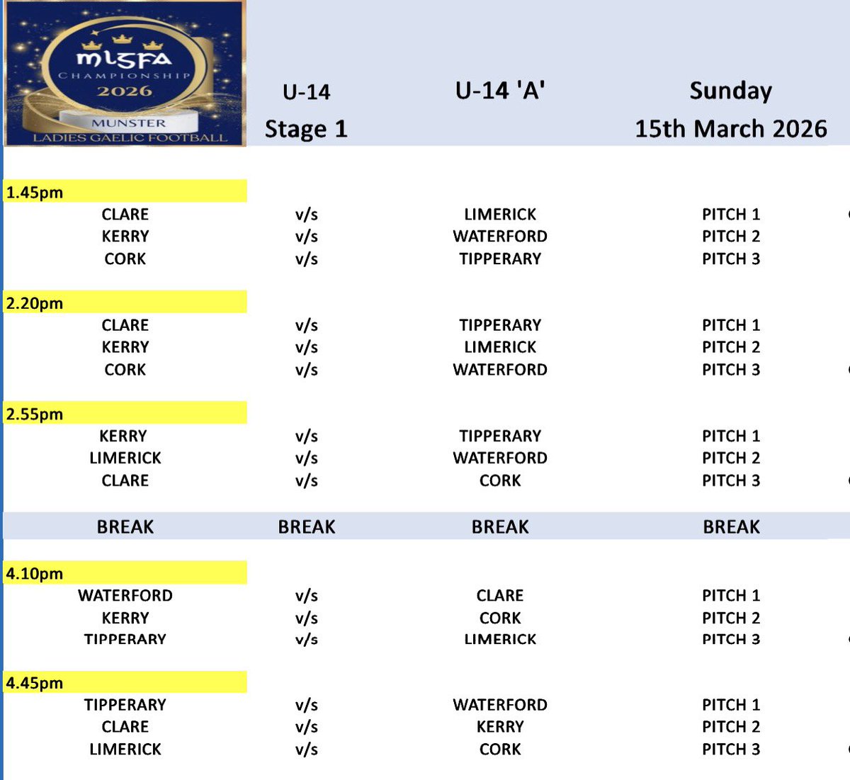 Munster LGFA tweet media