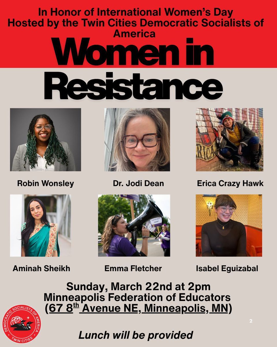 Twin Cities DSA 🌹 tweet media