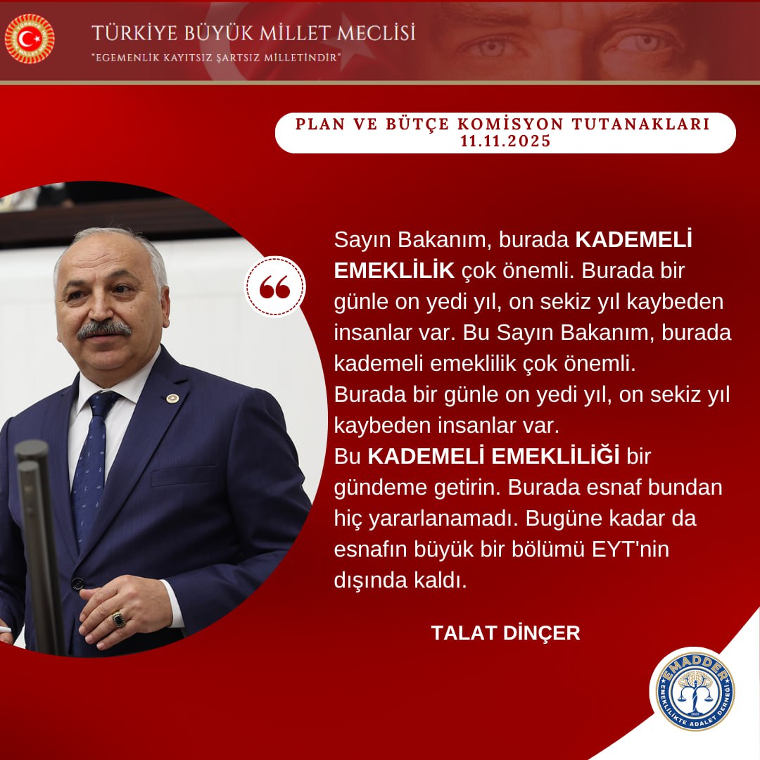 Anayasanın eşitlik ilkesi, akranlar arası dengenin bozulduğu emeklilik şartlarında ihlal edilmiştir. Kademeli emeklilik, hakkımız olan adaletin sağlanması için bir zorunluluktur!   <a href="/EmadDernegi/">EMEKLİLİKTE ADALET DERNEĞİ ⚖️</a> #KademeHakkımızdır