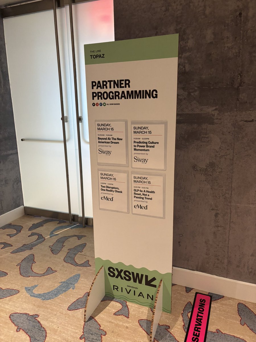 SwayEffect's tweet image. Getting ready for #Day3. #SXSW2026 

#BFGFSXSW #FITSXSW #PopSocketsSXSW #KindredSXSW #Stanley1913SXSW