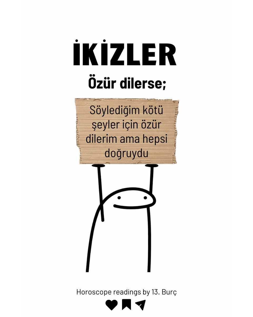 13burctahmin's tweet photo. İKİZLER: Özür dilerse; https://t.co/s9VFYAe8E8