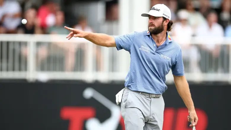 CamYoungLegion's tweet image. Today is the day Cameron Young wins The Players.

Aggressive and decisive is the game plan

Take on flagsticks, bombs off the tee, no leaving putts short

Apply pressure to Aberg early and often

I feel it.