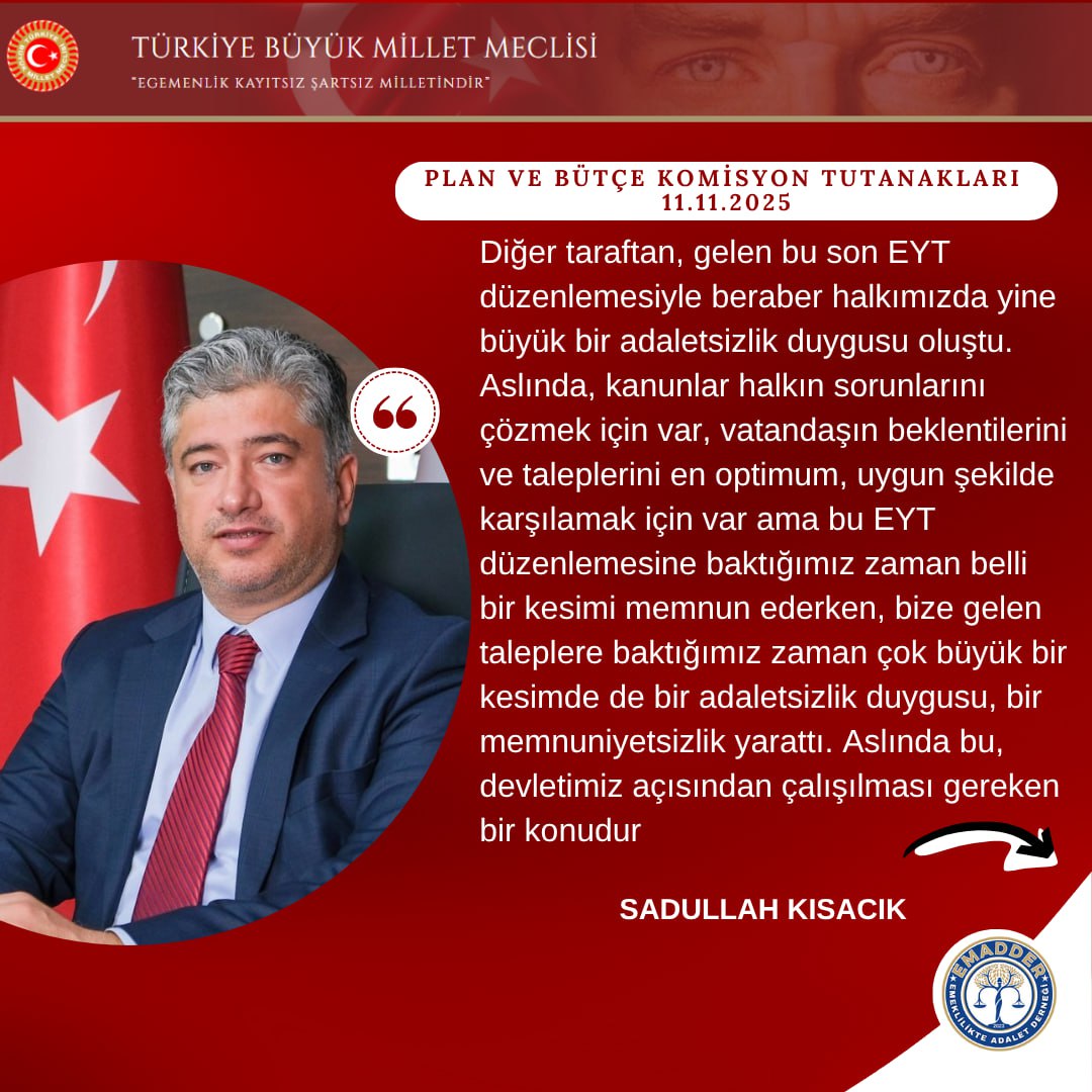 Siyasette 1 oy nasıl altın değerindeyse, Bizim ödediğimiz her prim de aynı kıymettedir. Emeklilikte adalet yoksa SGK’nın varlığı neye yarar?  <a href="/EmadDernegi/">EMEKLİLİKTE ADALET DERNEĞİ ⚖️</a> #KademeHakkımızdır