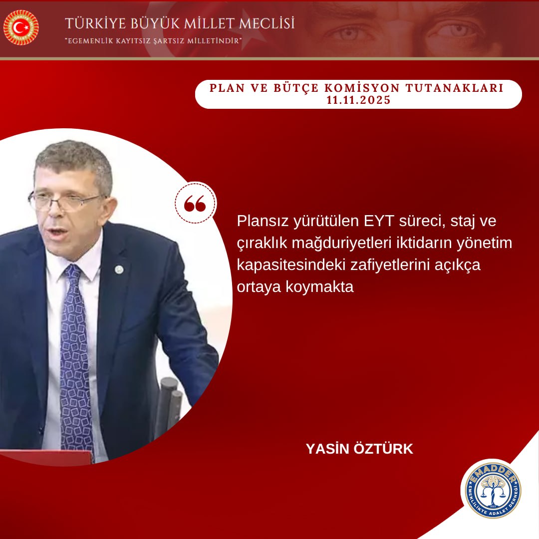 Yıllarca prim öde, sisteme yük olma denilsin… Ama sıra emekliliğe gelince kapılar kapatılsın! Bu düzen değil, bu açık bir adaletsizliktir.  <a href="/EmadDernegi/">EMEKLİLİKTE ADALET DERNEĞİ ⚖️</a> #KademeHakkımızdır