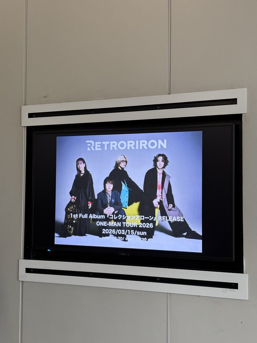 k0n_OO's tweet photo. RETRORIRON 1st Full Album 「コレクションアローン」RELEASE ONE-MAN TOUR 2026 https://t.co/WNxQJTFyxv