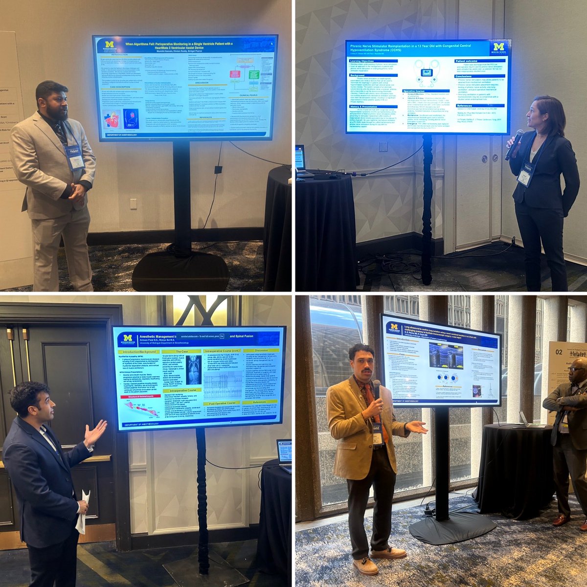 beccacno's tweet photo. A very Wolverine weekend at #PedsAnes26 with our incredible Peds Anes fellows, residents, &amp; med students who shared their research &amp; clinical cases with the @PediAnesthesia community 💙💛 @UMichMedSchool @UMichAnesthesia https://t.co/5Cs6uT0L4R