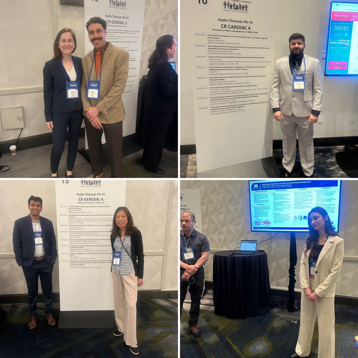 beccacno's tweet photo. A very Wolverine weekend at #PedsAnes26 with our incredible Peds Anes fellows, residents, &amp; med students who shared their research &amp; clinical cases with the @PediAnesthesia community 💙💛 @UMichMedSchool @UMichAnesthesia https://t.co/5Cs6uT0L4R