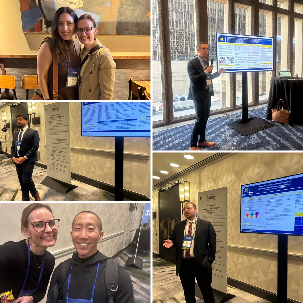 beccacno's tweet photo. A very Wolverine weekend at #PedsAnes26 with our incredible Peds Anes fellows, residents, &amp; med students who shared their research &amp; clinical cases with the @PediAnesthesia community 💙💛 @UMichMedSchool @UMichAnesthesia https://t.co/5Cs6uT0L4R