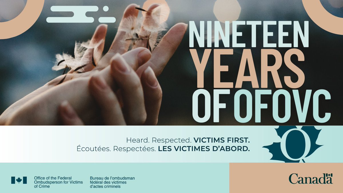 Federal Ombudsperson for Victims of Crime (Office) tweet media