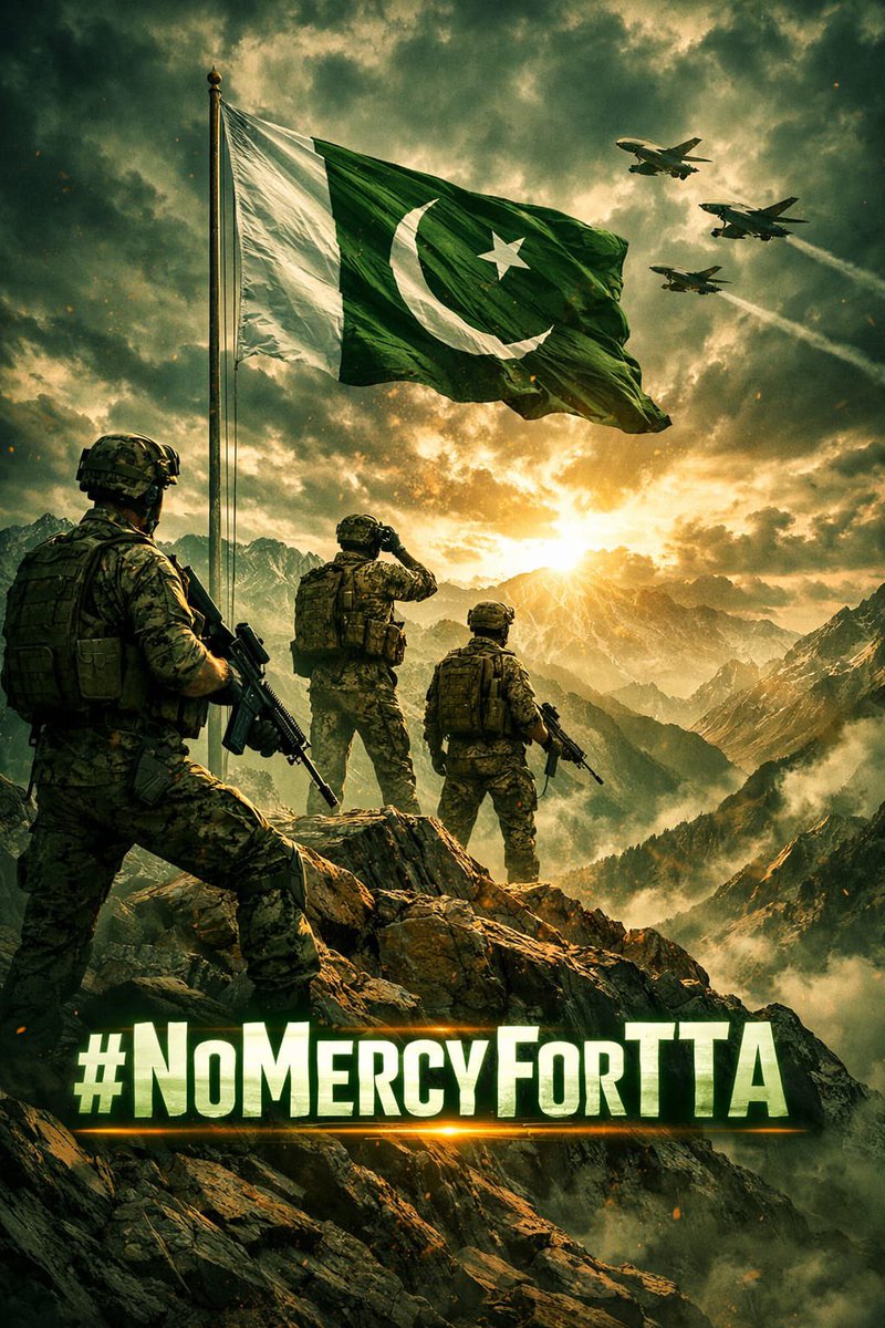 izainabmalyck's tweet photo. From the mountains to the skies, Pakistan’s defenders remain alert. The enemies of peace cannot escape the watchful eyes of our forces.

 #NoMercyForTTA https://t.co/pHef6v08c5