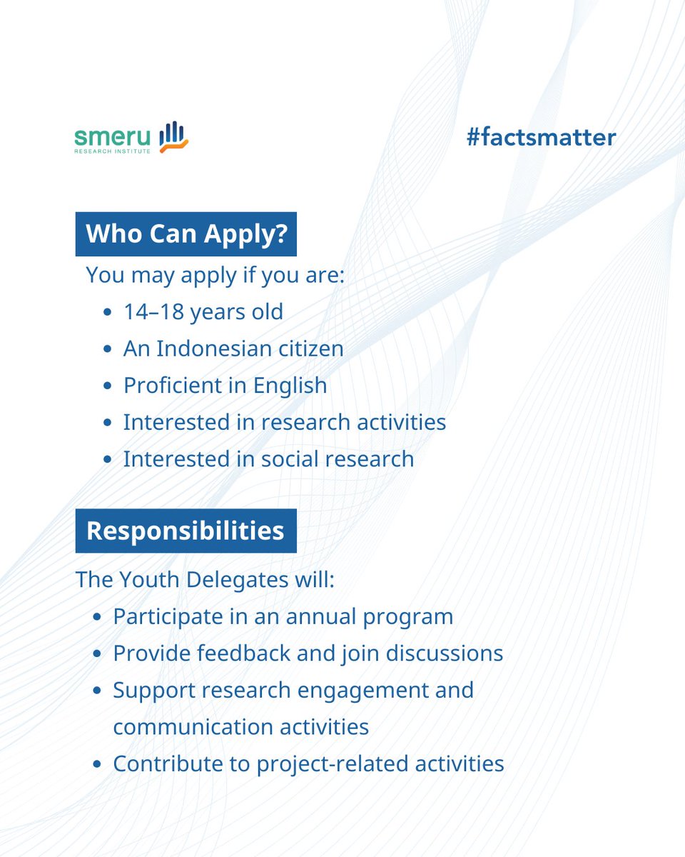 The SMERU Research Institute tweet media