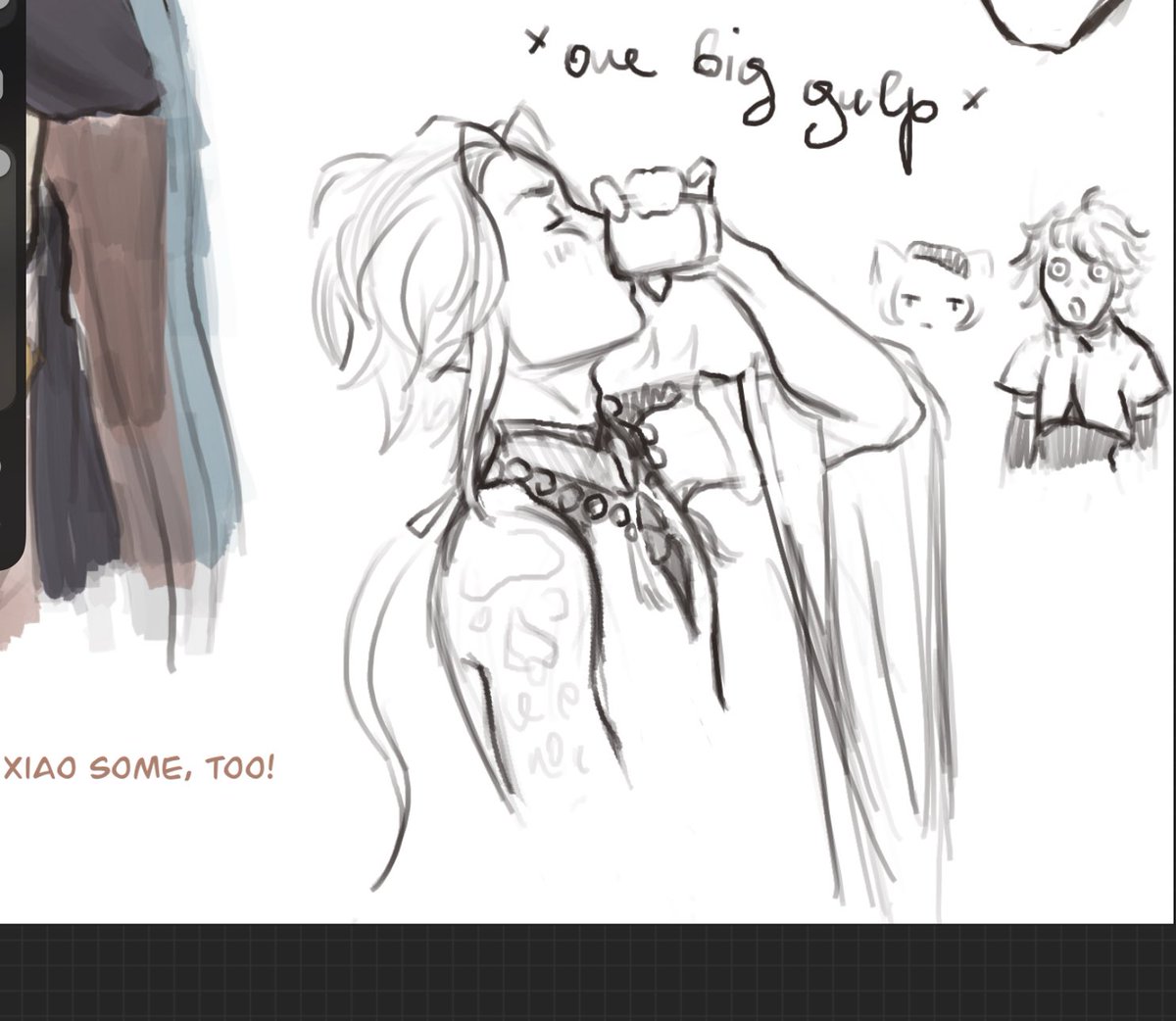 Throwback to a poetry event Xiao’s struggle 
#Xiao #GenshinImpact