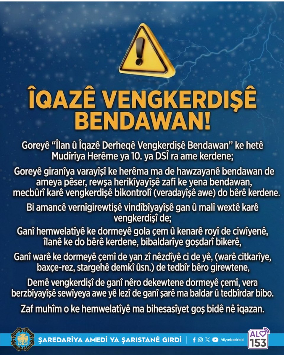 Diyarbakır Büyükşehir Belediyesi tweet media