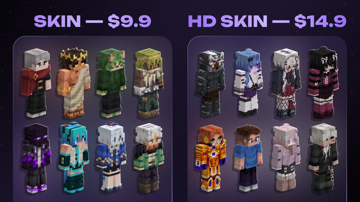 Minecraft Skin Additions Minecraft Skin Commissions In addition to standard and HD skins, we ...