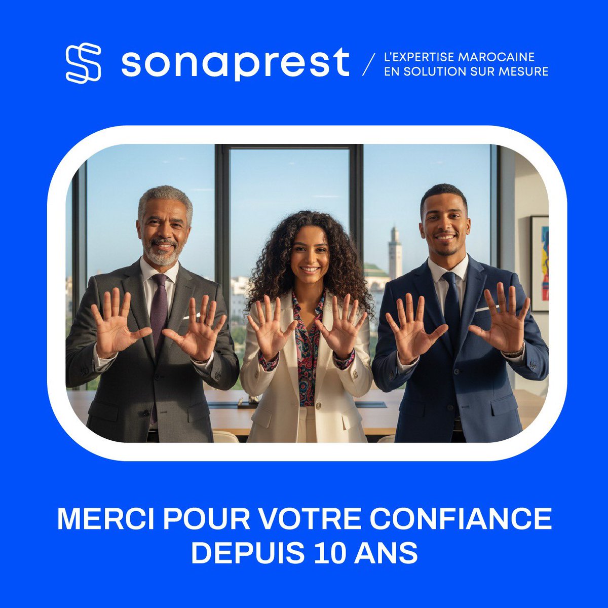 🇲🇦 Avec <a href="/SONAPREST/">SONA PREST</a> c’est RAPIDE !
     💬 #tourisme &amp; #Affaires &amp; #Santé &amp; #Bagagerie 
             N’HÉSITEZ PLUS ajoutez <a href="/SONAPREST/">SONA PREST</a> à vos #contacts 🤗