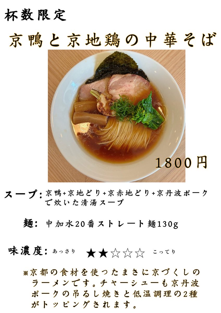menyahachimaru's tweet photo. 限定告知
3/16〜3/22まで
日/10食限定 https://t.co/1KMtmEvaiL