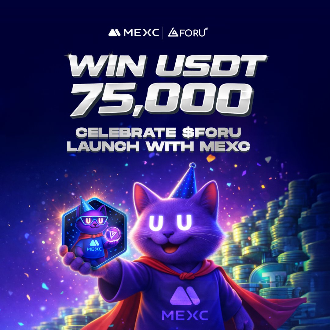 Riectjie's tweet image. 🚀 The @foruai celebration with MEXC is live!
🎁 75,000 USDT prize pool
🏅 Limited Launch Badge
⚡ Identifi score boost
More reps = bigger rewards.
Who's already joining the campaign?
Drop a 🚀 if you're part of ForuNation!
#FORU #ForUAI #MEXC