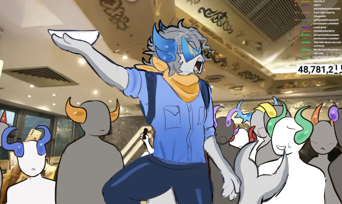 how I imagine zuka going to diff regions and trying their dishes after being used to blackrock slop his whole life #phighting