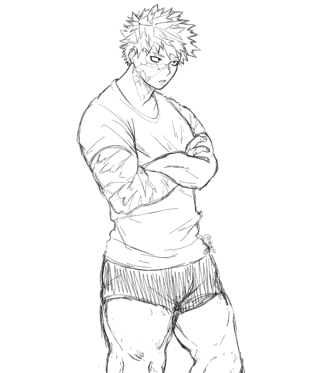 ufw_lo's tweet photo. experimenting #bakugo https://t.co/45ailpWt1A