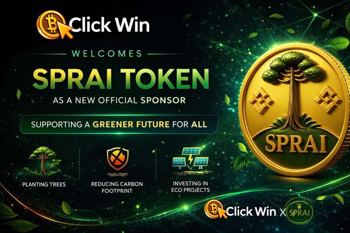 spraitoken's tweet photo. 🌐 SPRAI TOKEN is joining the ClickWin competition today!

We invite all holders and new supporters to participate and support the community.

⏰ Starts today at 17:00 (BRT)
🏆 Prize pool: 100 USDT

Join the challenge:
https://t.co/kAxN6GtUMN https://t.co/dDxsC0JE5M