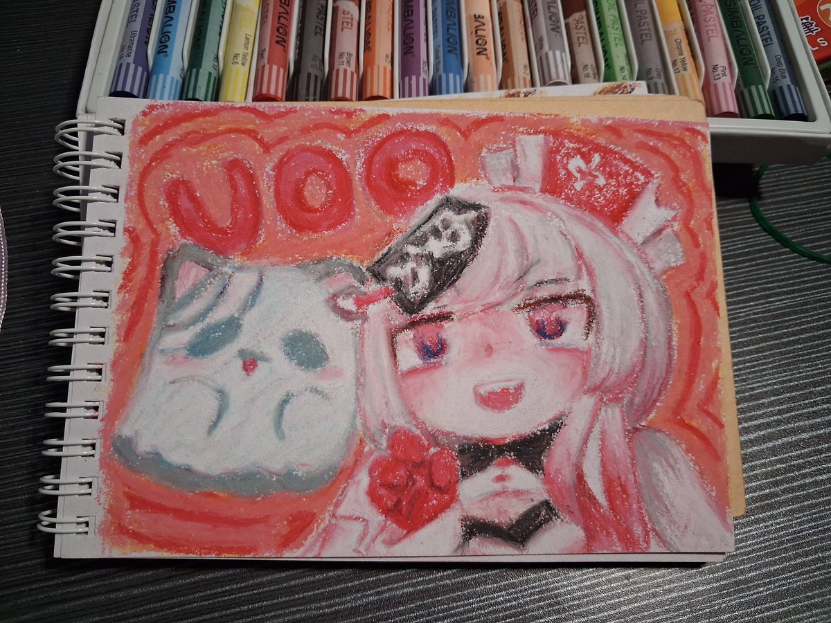 待加強 但我覺得皮膚塗的還可以
我覺得還不夠大膽上色 有點單一