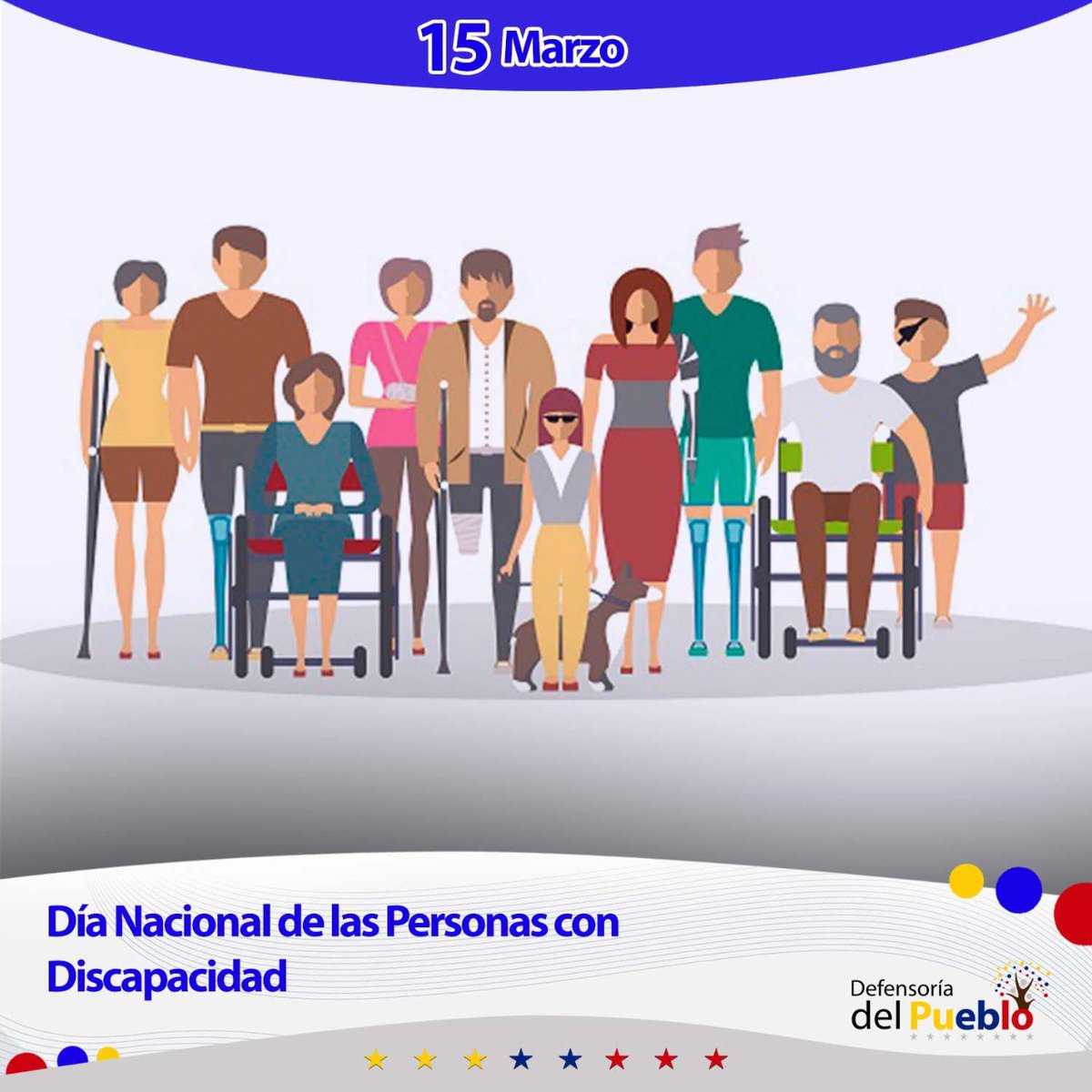 #EFEMERIDES Hoy #15mar Día Nacional de las Personas con Discapacidad dedicado al reconocimiento de la heroicidad, nobleza valentía y dignidad de todas las personas con discapacidad, además de todos los movimientos y organizaciones del país que trabajan en pro de garantizar DDHH