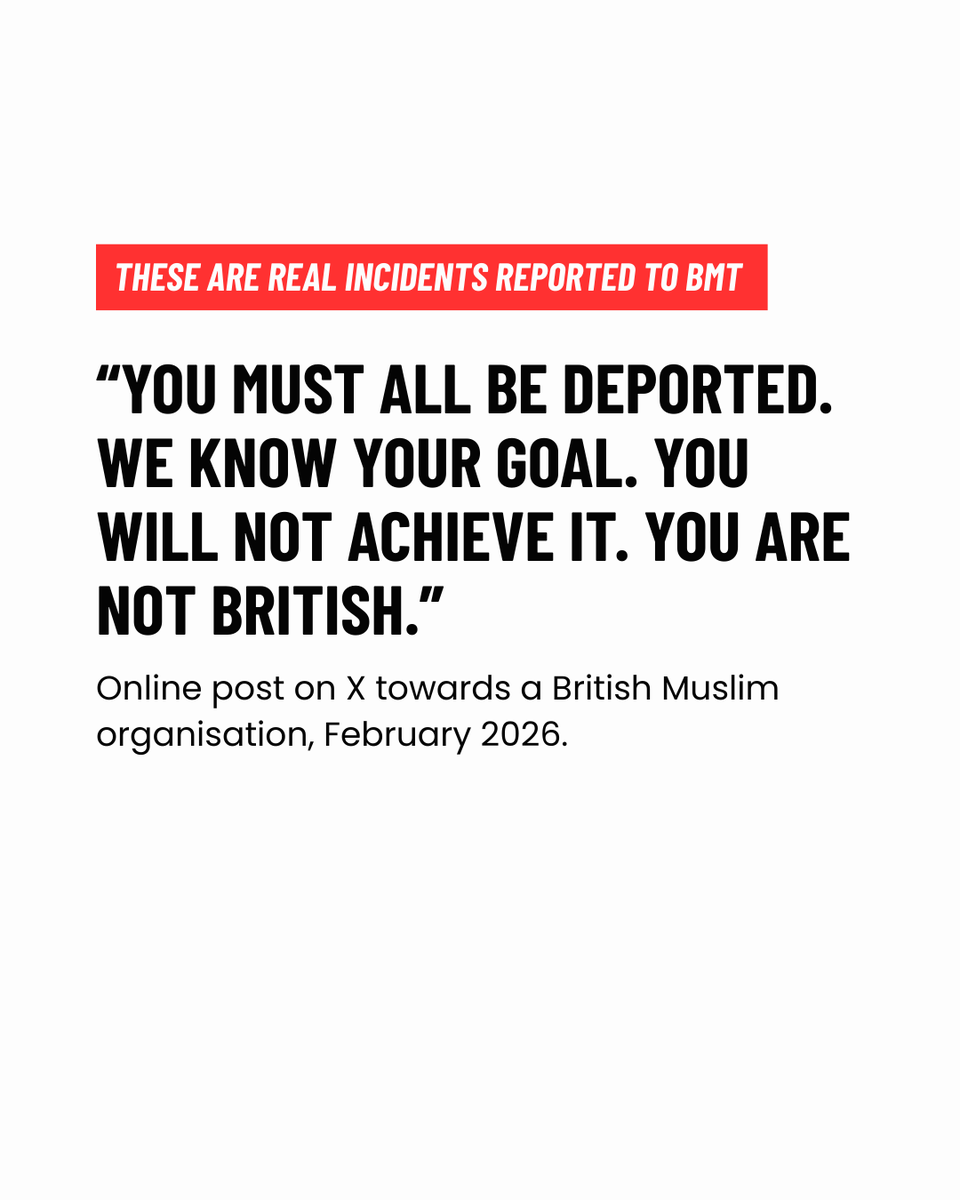 British Muslim Trust tweet media