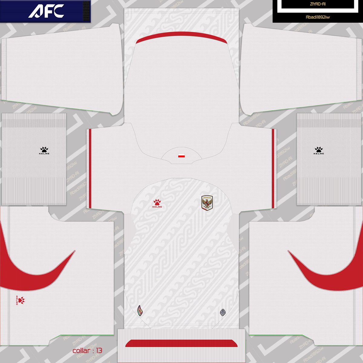 Abadi1892iw's tweet photo. Kits Indonesia NT 2026/27     
Available on Drive  

https://t.co/eGAGY9F0as

#PES #Efootball #Indonesia https://t.co/ZeOVIPPrsd
