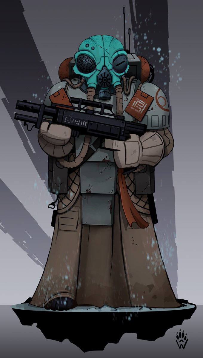 Gand Mercenary - (another essential Glup Shitto species)

#starwars #conceptart #fanart