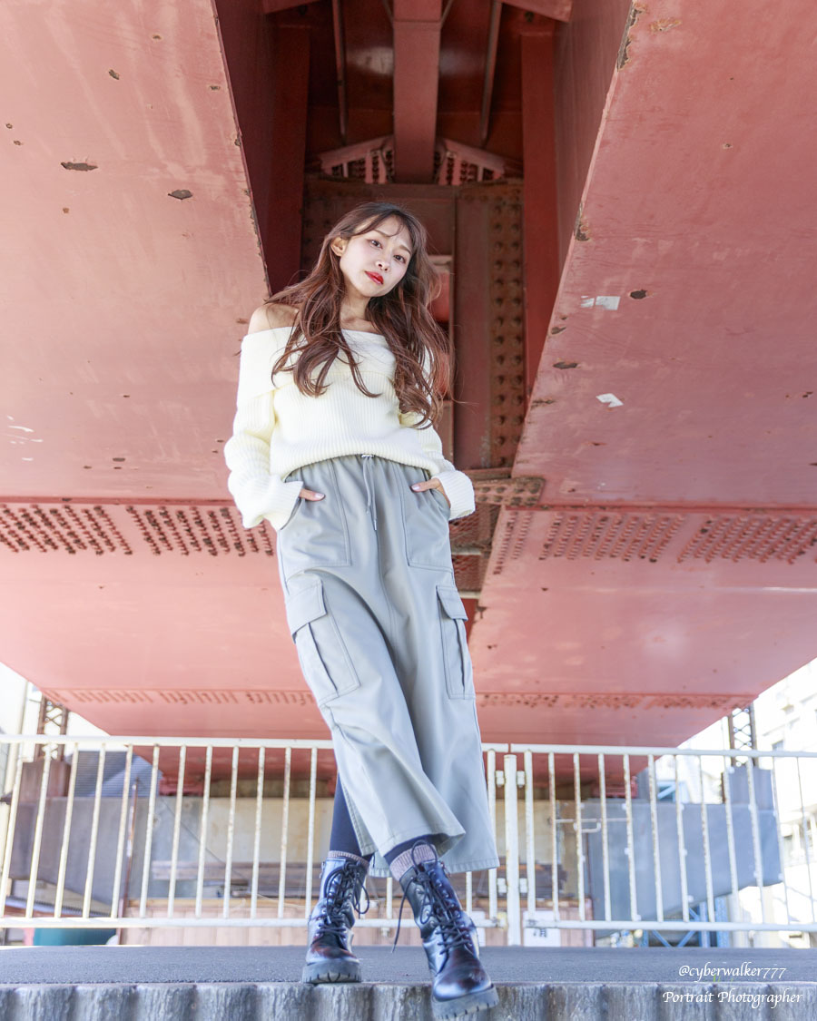 cyberwalker777's tweet photo. 2026/3/15 きしあきさん  鶴見線沿線(その2) #ODAIBA撮影会 #ポートレート #portrait #鶴見線 #portrait #川崎 #streetphotography #鶴見川橋梁 #大川駅 @ksak1012
@ODAIBASTAFF https://t.co/y2TeQIWUdL