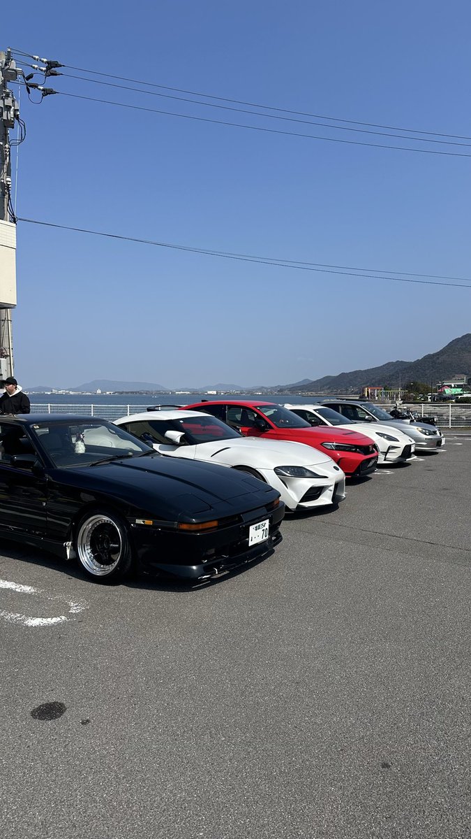 teru_ryu_'s tweet photo. 与島ミーティング#gdb#subaru#車#スポ車 https://t.co/CUOMZ9p2k6