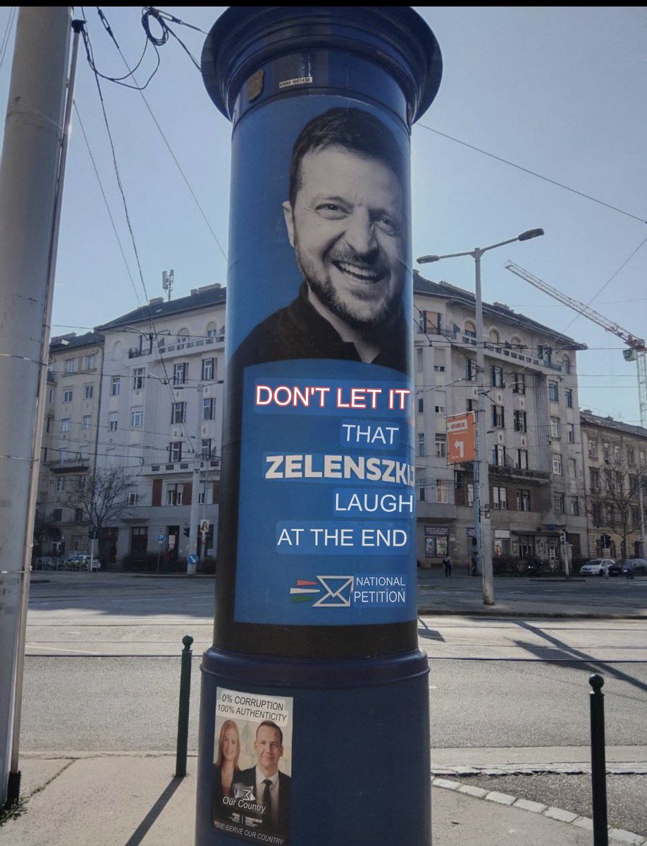SororInimicorum's tweet photo. All over Hungary: No more European π°for Zelensky! #Ukraine #UkraineIsToast πΊπ¦π·πΊπ¦π·>> π₯πΊπ¦π₯πΊπ¦ #ZelenskyWarCriminal https://t.co/OnVpDyiFdg