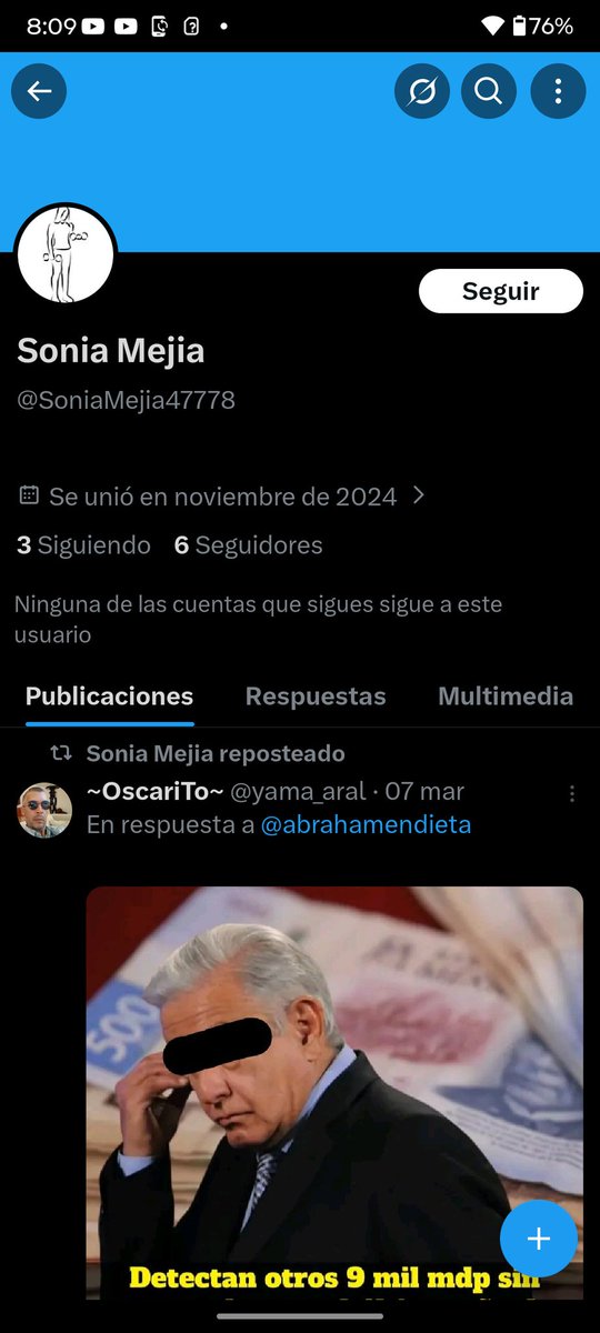 netosanabriaa's tweet photo. @SoniaMejia47778 @m_ebrard El chiste se cuenta solo. Los bots ni votan ni influyen en la sociedad. https://t.co/4ONH7gZxxZ