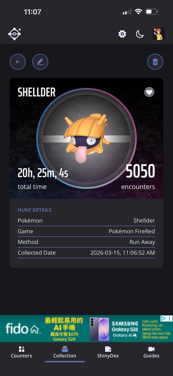 Ray_the_2nd_'s tweet photo. **First ever recorded** proof its possible to find a random encounter shiny from the old man spawning any Pokemon at any level ACE code (I forgot to hold record off my switch since i was stunned that i found it so early, my other 2 were below half odds) https://t.co/KYbNq6V4m2