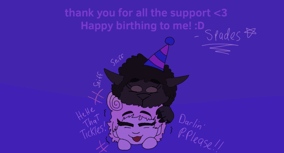 Spadesacetone's tweet photo. #FixateddevotionAU
It is my birthday today, thank you all for the support and friendship that has been shown to me!! https://t.co/KcHBQahEAB