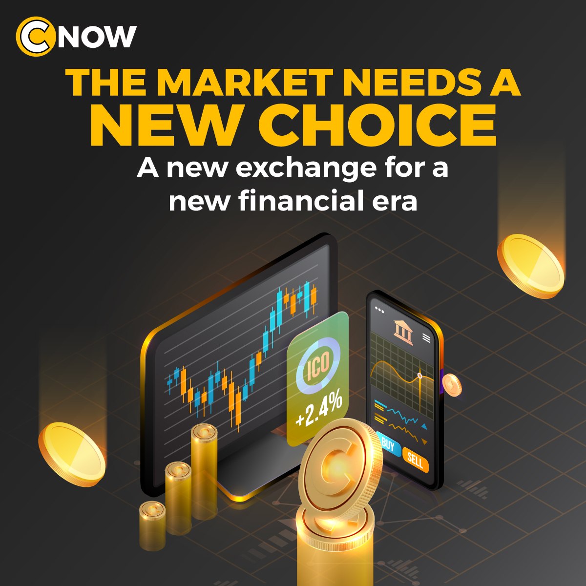 CNowExchange's tweet photo. THE MARKET NEEDS A NEW CHOICE 🌍
A new financial era needs more than just another exchange.
At CNow, we’re building a platform designed for the future of digital finance.
🚀 A new exchange for a new era
🌐 Built for global users
🔗 Designed for the future
#CNow #Web3 #CryptoExchange #FutureOfFinance