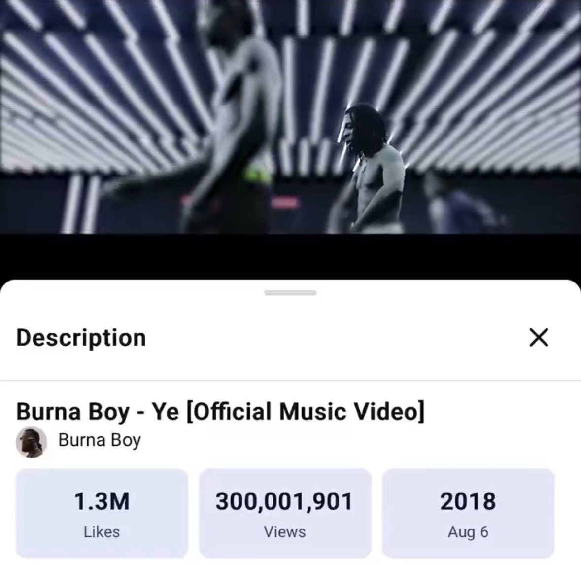 BURNA BOY STATS tweet media