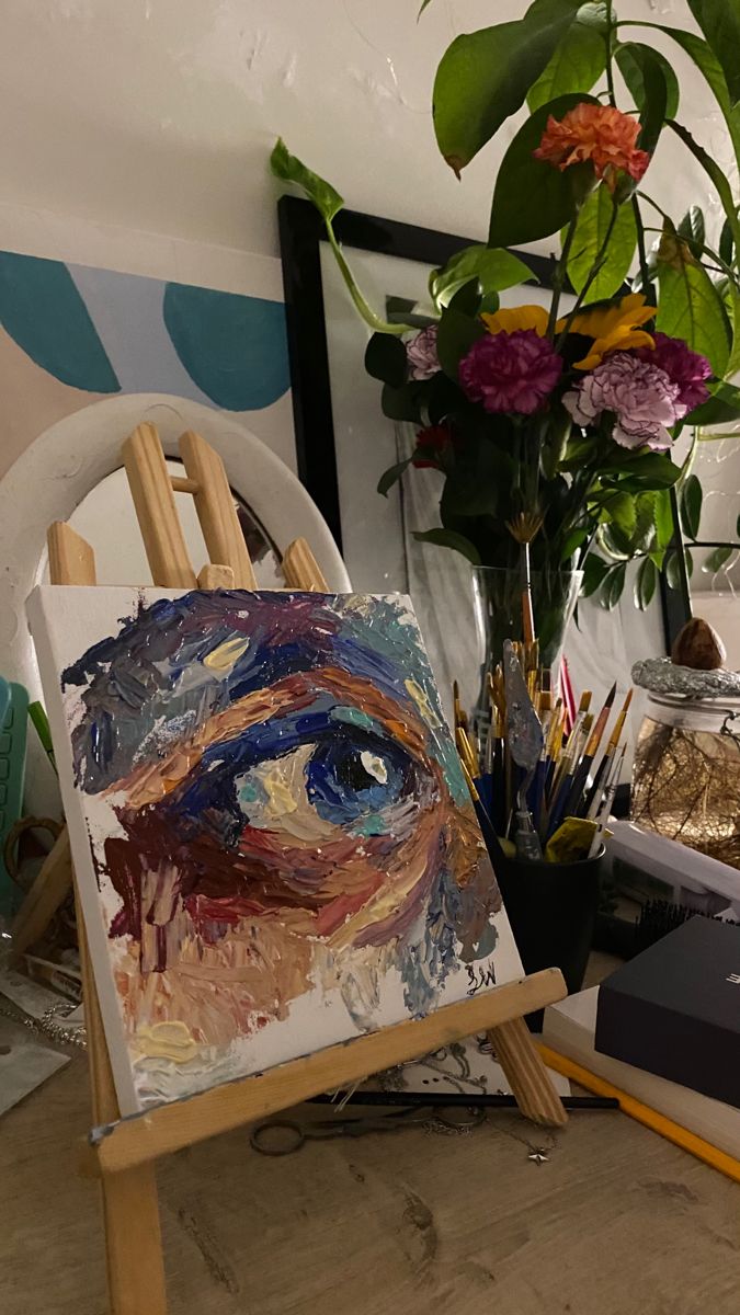 chaotichtor's tweet photo. eu amo essas minhas duas pinturas, elas dizem um tanto sobre meus sentimentos https://t.co/dW4R45UVKX