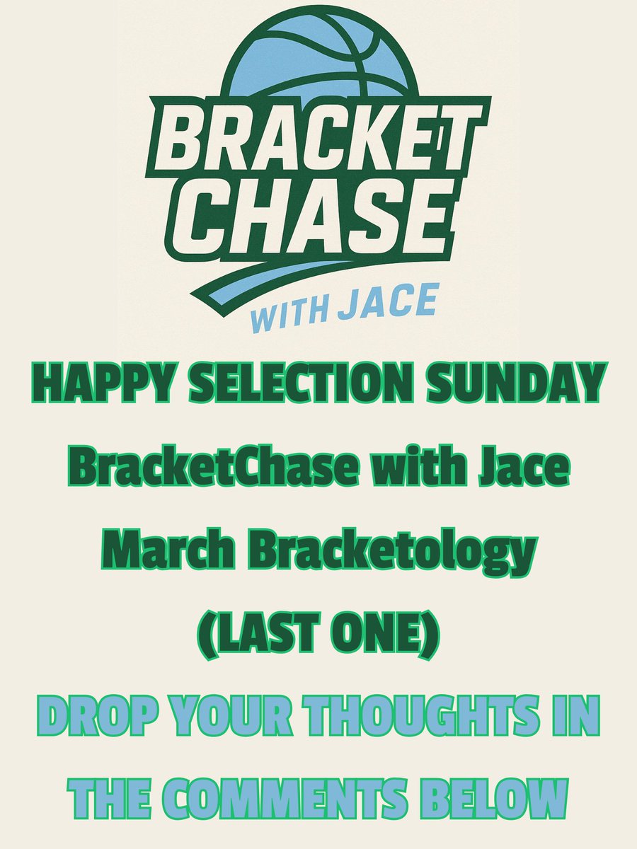 jaceinator22's tweet photo. Look below for my Bracketology! https://t.co/FWZNEkSUcn