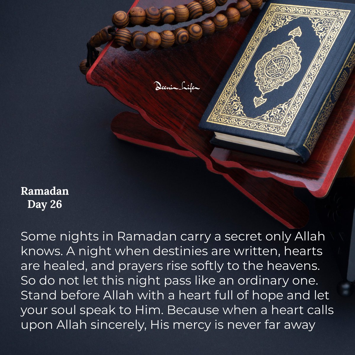 Deeni_life's tweet photo. #Ramadan Day 26 https://t.co/N85qrGwCRJ