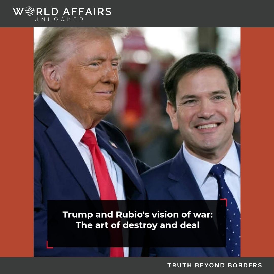 W_A_Unlocked's tweet photo. DESTROY and DEAL ?
New US strategy?
@POTUS @realDonaldTrump @marcorubio @SecRubio
#iran #IranWar #Israël #IsraelTechnology #venezuelaestávenciendo #venezuala #MaduroCayo #usa #TrumpPedófilo #trump #uspolicy
#Afghanistan https://t.co/Zh3whmI6HB