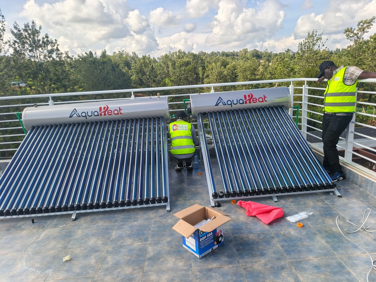 EpisonTech's tweet photo. Solar Water Heater vs Electric Water Heater in Kenya
 
 Compare solar and electric water heaters to find the best option for energy savings and reliable hot water in Kenya.
 Call 0720521051
 Visit https://t.co/jyskNDVXh3
Manchester UnitedRironi Mau Summit Highway#ATEEZinKL https://t.co/VBLuBdMORe