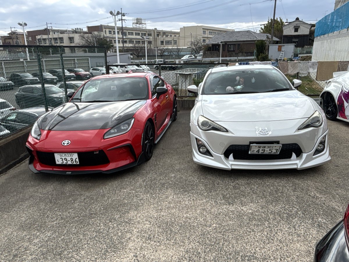 Fu_chanA1204's tweet photo. 最近走りに行った時の！！
#86前期 #GR86 #Z32 https://t.co/OTSYWMDwbk