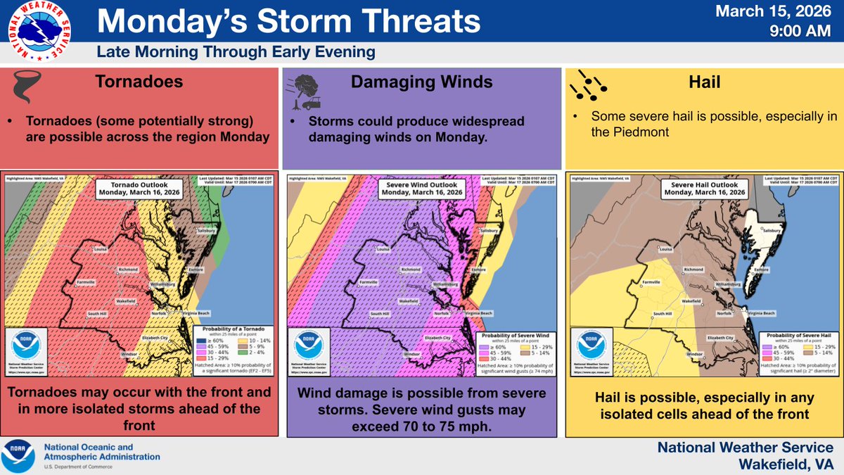 Monday's severe threat brings the risk for widespread damaging winds ...