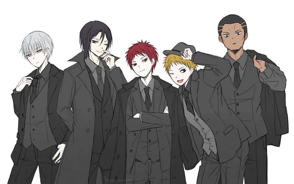 中ﾀﾄ黒スーツｼ各山
（えーちゃんは捏造）