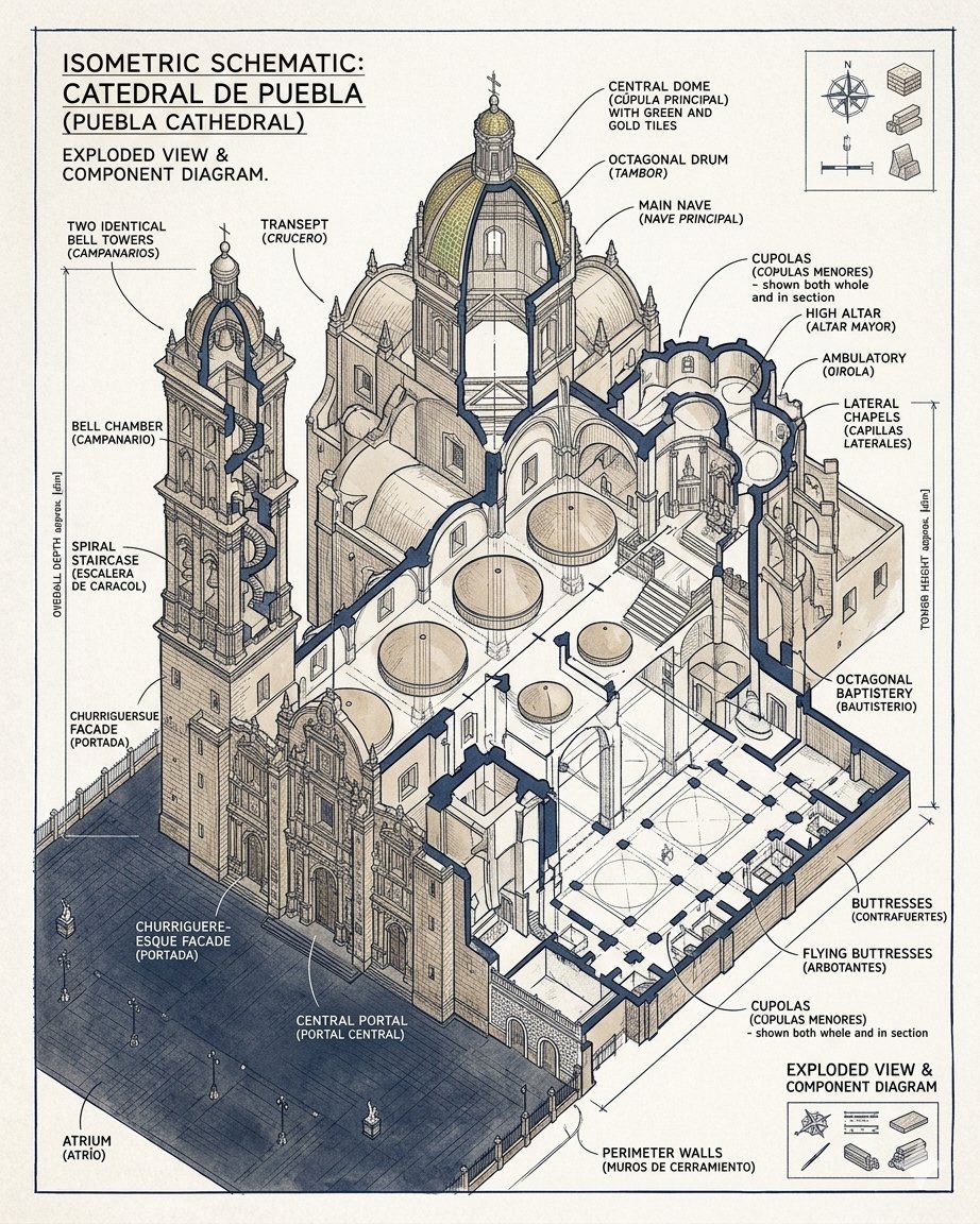 TicEducativas's tweet image. 🏛️✨ ​Con este #prompt de dibujos isométricos, tus estudiantes pueden visualizar monumentos como esquemas técnicos hechos a mano. Una forma increíble de unir arte, precisión y tecnología. 🎨📐

"Create a hand-drawn isometric schematic diagram of this [elemento]."

Mira el