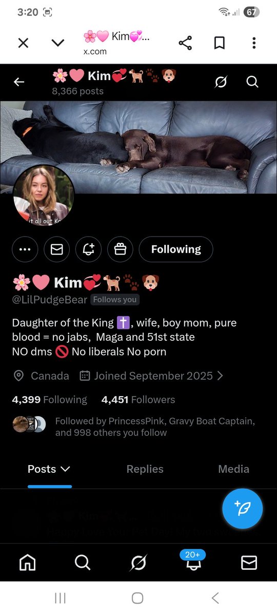 Let's get these patriots some awesome new followers 
<a href="/packer13g/">Steve</a> 
<a href="/LilPudgeBear/">🌸🩷 Kim💞🐕🐾🐶</a> 
F&amp;R
🇺🇸