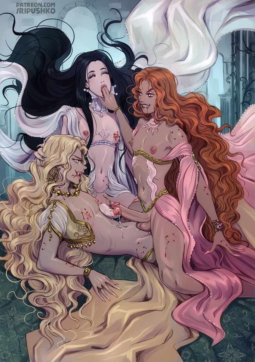 Ripushko's tweet photo. Ooooooh! Femboy vampires🧛! Scary😱!

#femboy #rule34 https://t.co/Wk6oclrwAT